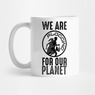 We Are Plogging For Our Planet Jogging Nature Protection Design Mug